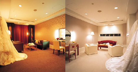 Kobe Bay Sheraton Hotel Bride's room (Waiting room for the bride)